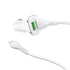 Car charger “Z31 Universe” double port QC3.0 set with cable
